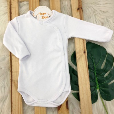 Body Kimono M/l Branco liso